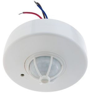 Detector de movimiento por infrarrojos de techo con un sensor