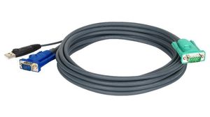 Cable SPHD 15/18 Macho a VGA Macho + USB