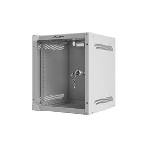 Rack 10 mural 6U F310 FlatPack color blanco RAL7035 Lanberg WF10-2306-10S