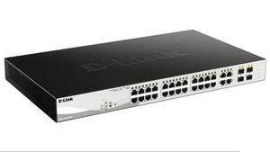 Switch D-Link Web Smart DGS-1210-28P - Gestionable - 24x10/100/1000 PoE + 4SFP
