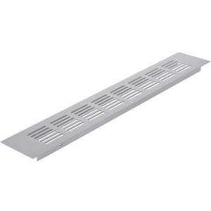Rejilla de ventilación para zócalo aluminio 350x60mm
