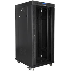 Armario Rack 19" de pie 27U F1000 800x1000x1431mm negro Lanberg