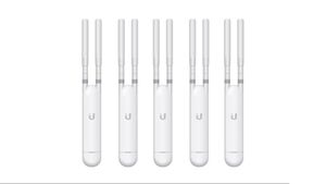 Conjunto de 5 puntos de acceso Unifi Mesh 2.4GHz UAP-AC-M 300Mbps/5GHz 877Mbps 802.11ac