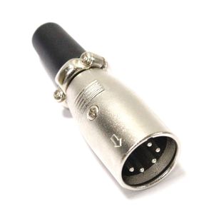 Conector XLR 5pin macho metálico