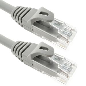 Cable de red ethernet Cat. 6a UTP de 20 m de color gris