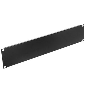 Panel ciego de 2U para armario rack 19" Tapa negra