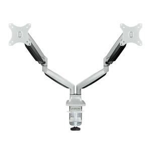 Soporte de mesa ajustable TooQ para 2 pantallas de 13" - 32" VESA75x75 hasta 100x100 mm DB3132TNR-S