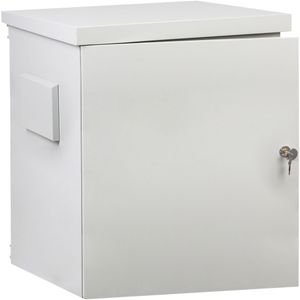 Armario rack 19" para exterior IP55 de 12U blanco SOHORack GO 600x600x681 mm