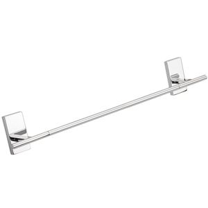 Toallero barra para pared cromado 450x72x60mm modelo Spool