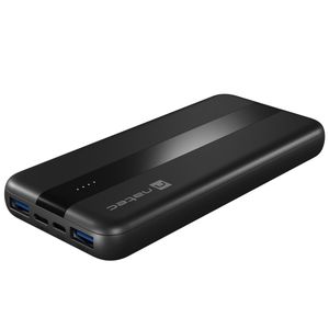 Powerbank Slim 10000 mAh Natec Trevi Q V2 con USB-C 20W y 2x USB-A 18W
