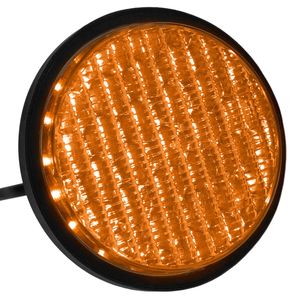 Luz LED para semáforo IP65 100mm de 12-24V amarillo