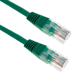 Cable de red ethernet Cat. 5e UTP de 2 m de color verde
