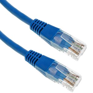 Cable de red ethernet Cat. 5e UTP de 1 m de color azul