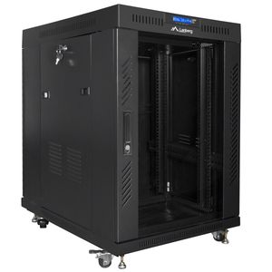 Armario Rack 19" de pie 15U F1000 800x1000x905mm negro Lanberg