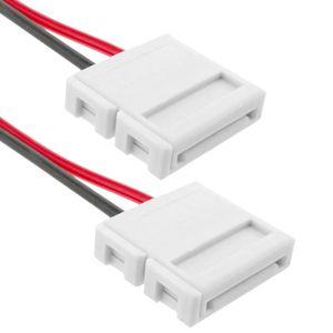 Empalme a presión con cable para tira de LED monocromo 12mm