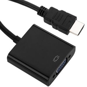 Conversor adaptador HDMI a VGA con audio minijack 10cm