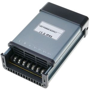 Fuente de alimentación industrial de superficie 12VDC 20.8A. Tamaño 95 x 173 x 50 mm IP53