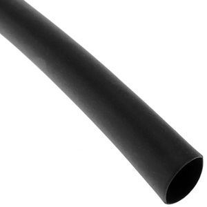 Tubo termoretráctil negro de 4,8mm en bobina de 3m
