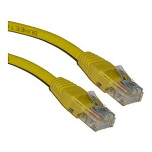 Cable UTP categoría 5e amarillo (2m)