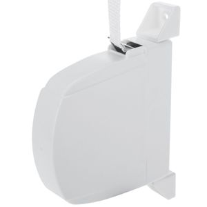 Recogedor abatible para persiana en color blanco