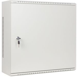 Rack19 mural 6U+3U F200 540x200x540 blanco puerta metálica Lanberg