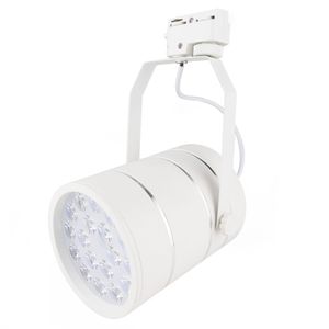 Foco LED de raíl 18W blanco frío día 120x155 mm blanco
