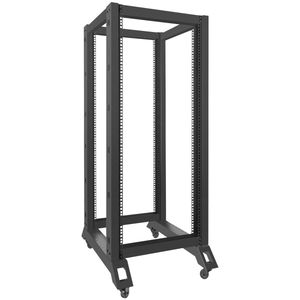 Armario Rack abierto 19" 27U F800 600x800x1472mm desmontado DIY negro Lanberg