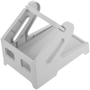 Soporte rollo bobina y papel continuo de etiquetas para impresora térmica beige