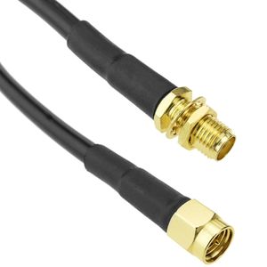 Cable coaxial HDF200 SMA-macho a SMA-hembra 1m
