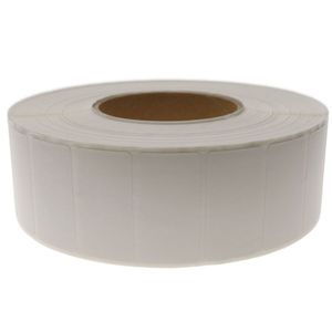 Rollo bobina de 4500 etiquetas adhesivas para impresora transferencia térmica 50.8x25.4mm 20 unidade