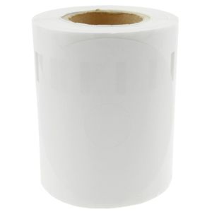 Rollo bobina de 160 etiquetas adhesivas compatibles con Dymo S0719250 y Dymo 14681 57mm DVD