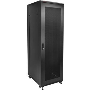 Armario rack 19" de pie 42U 600x800x2000 mm negro MobiRack con puerta perforada