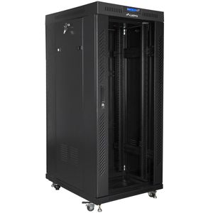 Armario Rack 19" de pie 27U F800 600x800x1431mm negro Lanberg