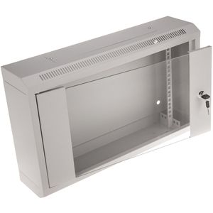 Armario rack mural 19'' 6U 600x150x370mm pared SOHORack blanco