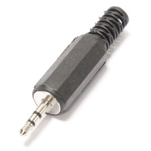 Conector jack 2.5mm stereo macho