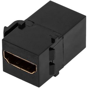 Keystone HDMI de HDMI-A hembra a HDMI-A hembra para patch panel con marco 110