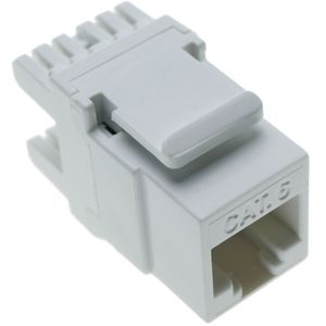 Keystone RJ45 hembra a TB110 Cat.6 UTP blanca