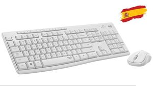 Kit de teclado y ratón Logitech Wireless MK295, silent touch Blanco 950-009822