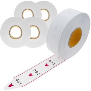 Pack de 5 bobinas de tickets Su Turno: 2 series de 000-999 10000 tickets