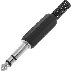 Conector jack de 6,35 mm stereo macho