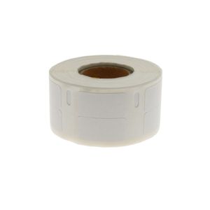 Rollo bobina de 1000 etiquetas adhesivas compatibles con Dymo S0722530 y 11353 24x12mm