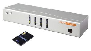 Conmutador HDTV con control remoto