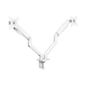 Soporte de mesa ajustable TooQ para 2 pantallas de 13" - 32" VESA75x75 hasta 100x100 mm DB4132TNR-W