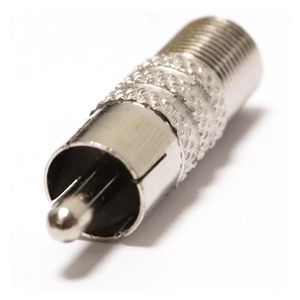 Adaptador RCA-macho a F-hembra