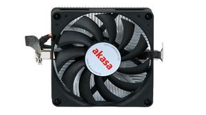 Cooler Akasa CPU AMD 939/AM2/AM3 PWM aluminio bajo perfil mini ITX