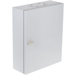 Caja de distribución eléctrica metálica con protección IP54 para fijación a pared 500x400x150mm