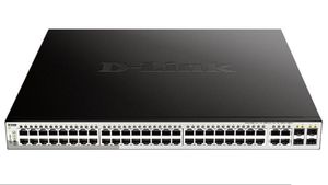 Switch 19" D-Link 48p Gigabit-PoE 4 SFP DGS-1210-52MP