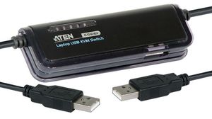 Conmutador KVM para portátil USB 2Pc's función compartir 1 impresora