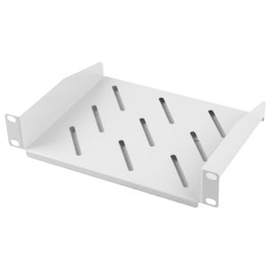Bandeja fija frontal blanco de 10" 1U F180 Lanberg AK-1012-S