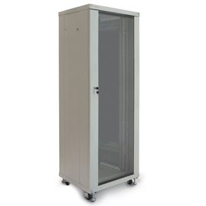 Armario rack 19" de pie 33U 600x600x1600mm blanco MobiRack DIY desmontado